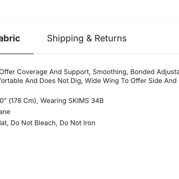 NWT! SKIMS Smoothing Intimates Unlined Full Coverage Bra Clay 36D - Picture 5 of 8